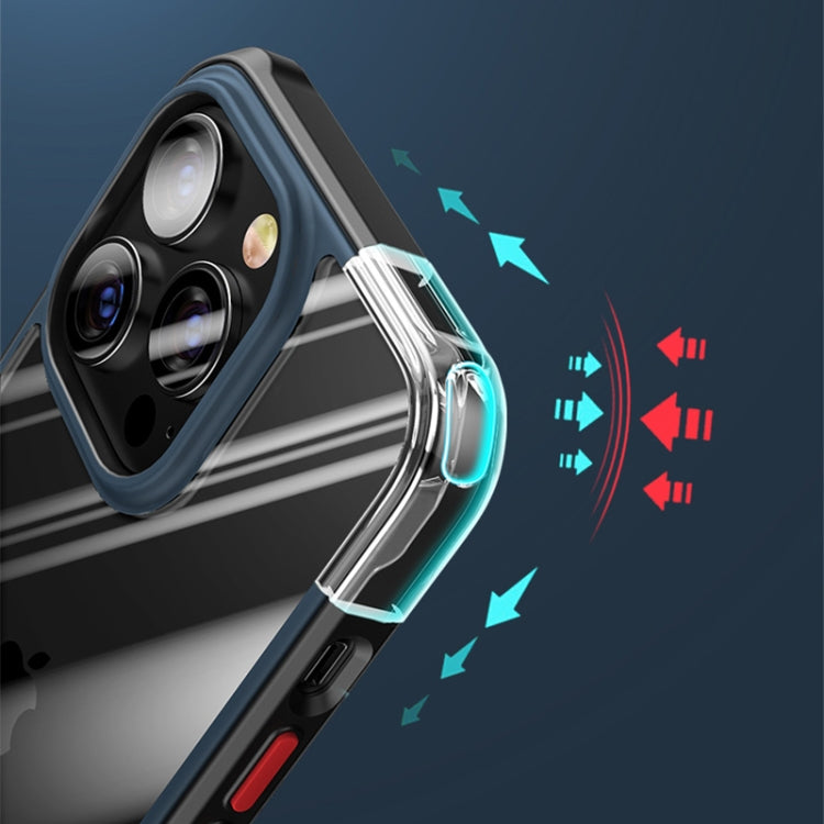 Beautiful Color TPU + Clear PC Four-corner All-inclusive Shockproof Case