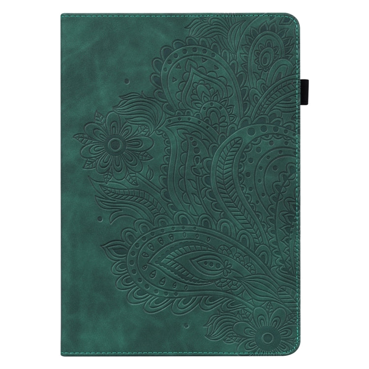 Peacock Embossed Pattern TPU + PU Horizontal Flip Leather Case with Holder & Card Slots & Wallet & Sleep / Wake-up Function, For Xiaomi Pad 5 Pro / Pad 5