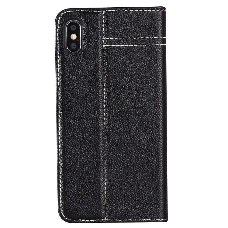 GEBEI Top-grain Leather Horizontal Flip Protective Case with Holder & Card Slots, For iPhone XS Max, For Galaxy Note 10, For Galaxy Note 10+