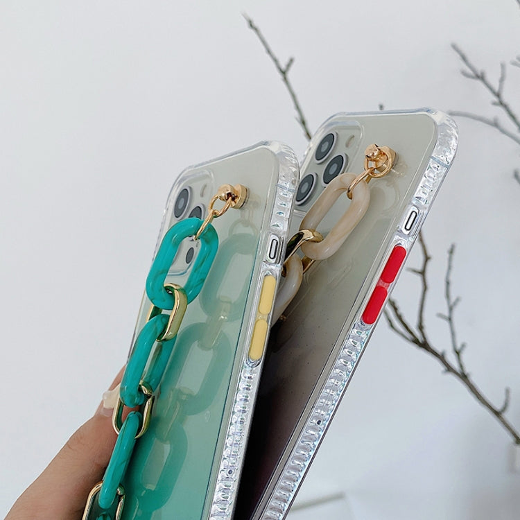 Gradient + Oval Ring Bracelet TPU Phone Protective Case