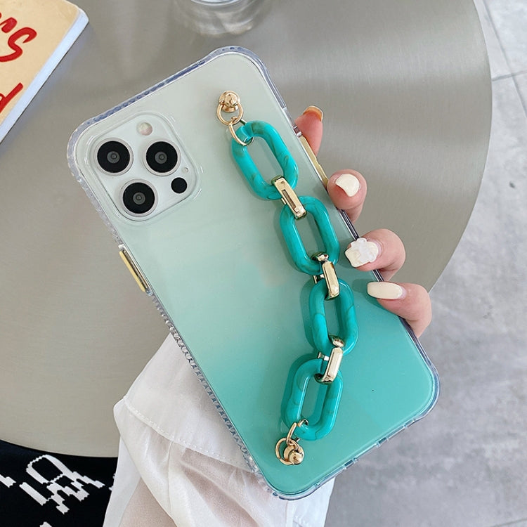 Gradient + Oval Ring Bracelet TPU Phone Protective Case