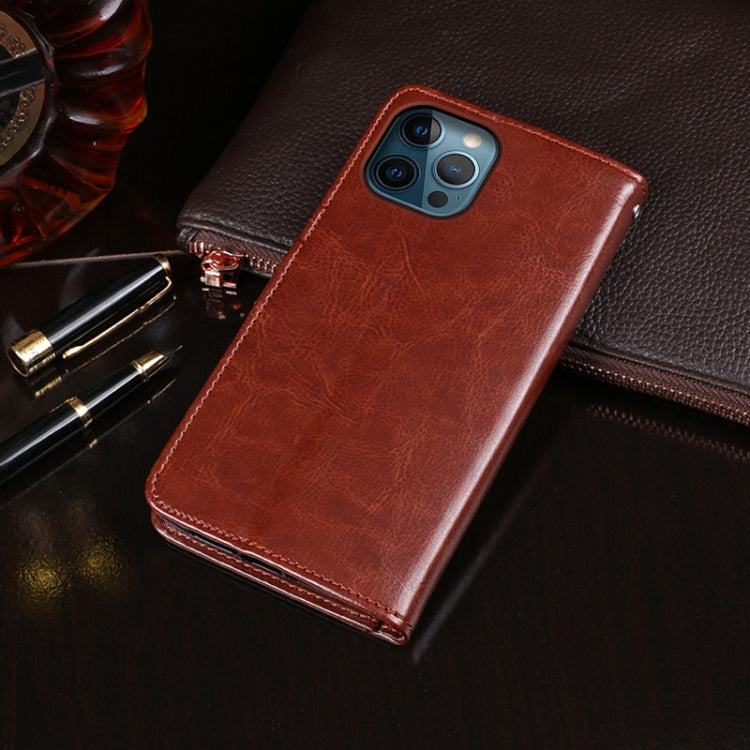 idewei Crazy Horse Texture Horizontal Flip Leather Case with Holder & Card Slots & Wallet, For iPhone 13 Pro Max