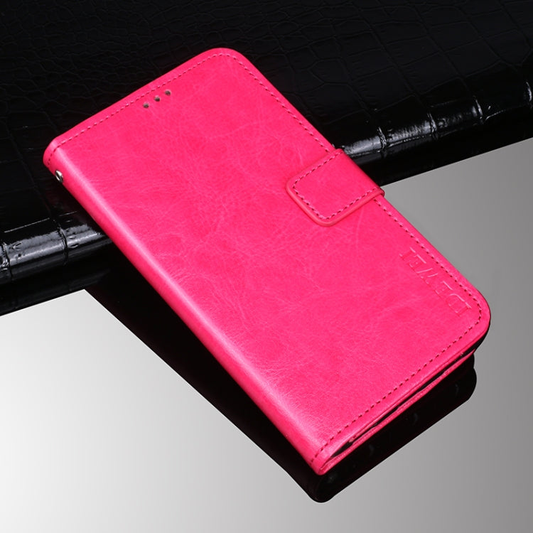 idewei Crazy Horse Texture Horizontal Flip Leather Case with Holder & Card Slots & Wallet, For iPhone 13 Pro Max
