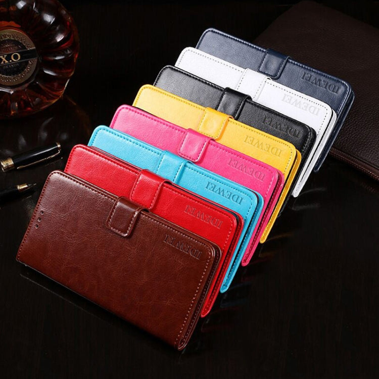 idewei Crazy Horse Texture Horizontal Flip Leather Case with Holder & Card Slots & Wallet, For iPhone 13 Pro Max