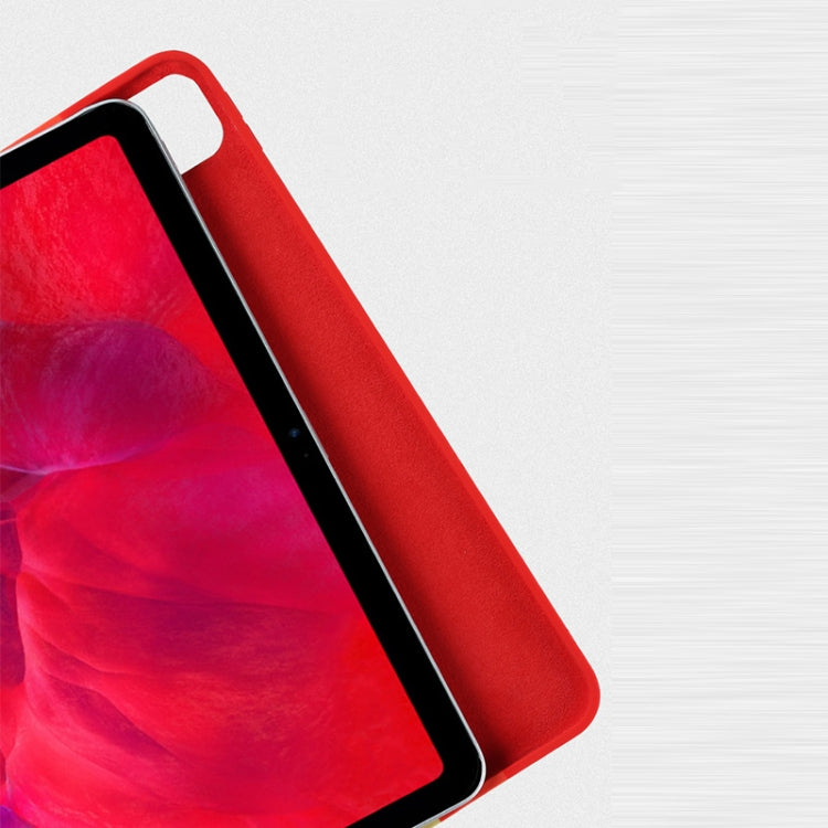 Rainbow Liquid Silicone + PC Shockproof Protective Case, For iPad Air 2022 / 2020 10.9 inch, For iPad Pro 12.9 inch 2020