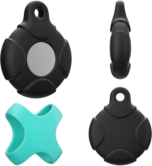Close-up of waterproof sealing strip on durable AirTag silicone case