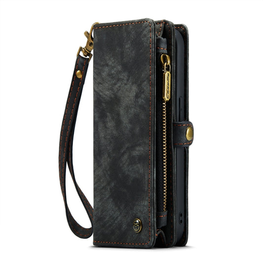 Detachable multifunctional iPhone 13 Pro case featuring horizontal flip design and zipper wallet