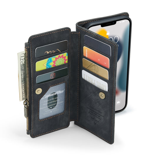 Interior card slots and wallet compartments in CaseMe-C30 iPhone 13 Pro Max case