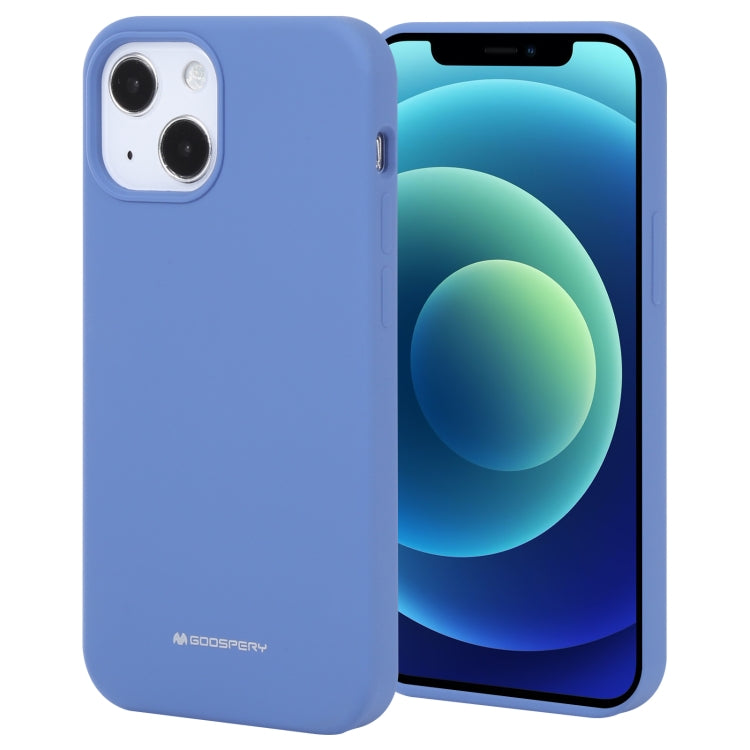 GOOSPERY SILICONE Solid Color Soft Liquid Silicone Shockproof Soft TPU Case