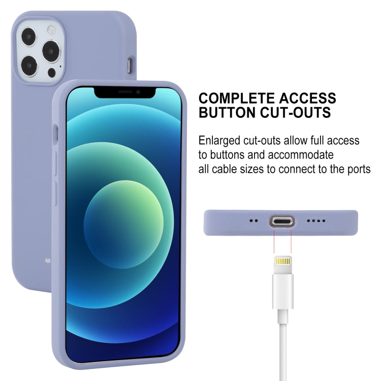 GOOSPERY SILICONE Solid Color Soft Liquid Silicone Shockproof Soft TPU Case