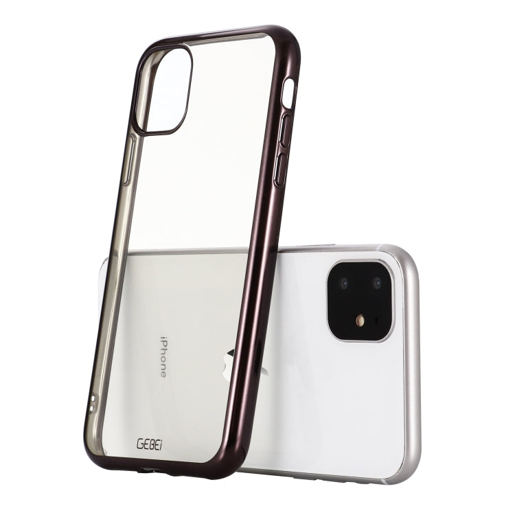 GEBEI Plating TPU Shockproof Protective Case, For iPhone 11, For iPhone 11 Pro, For iPhone 11 Pro Max
