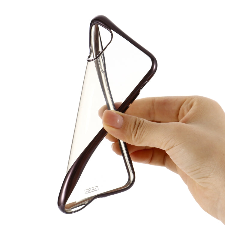 GEBEI Plating TPU Shockproof Protective Case, For iPhone 11, For iPhone 11 Pro, For iPhone 11 Pro Max