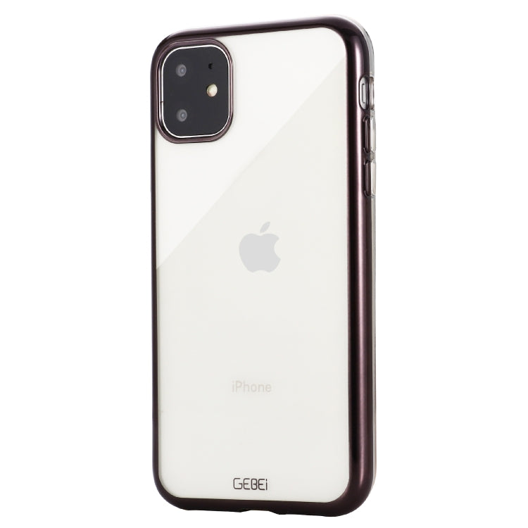 GEBEI Plating TPU Shockproof Protective Case, For iPhone 11, For iPhone 11 Pro, For iPhone 11 Pro Max