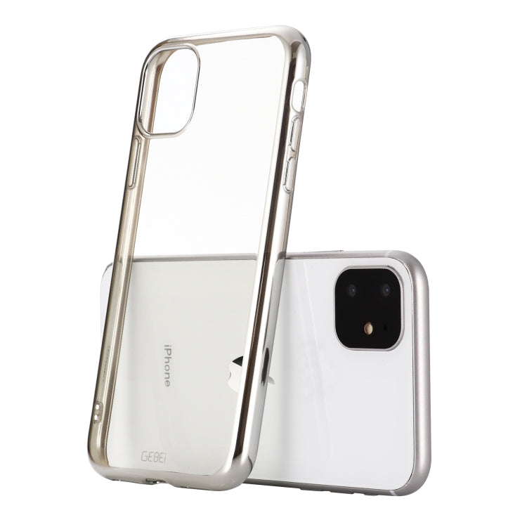 GEBEI Plating TPU Shockproof Protective Case, For iPhone 11, For iPhone 11 Pro, For iPhone 11 Pro Max