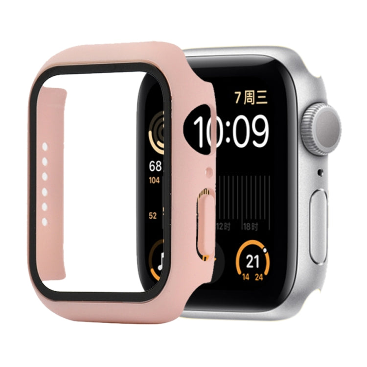 Shockproof PC+Tempered Glass Protective Case with Packed carton, For Apple Watch Series 6 & SE & 5 & 4 44mm