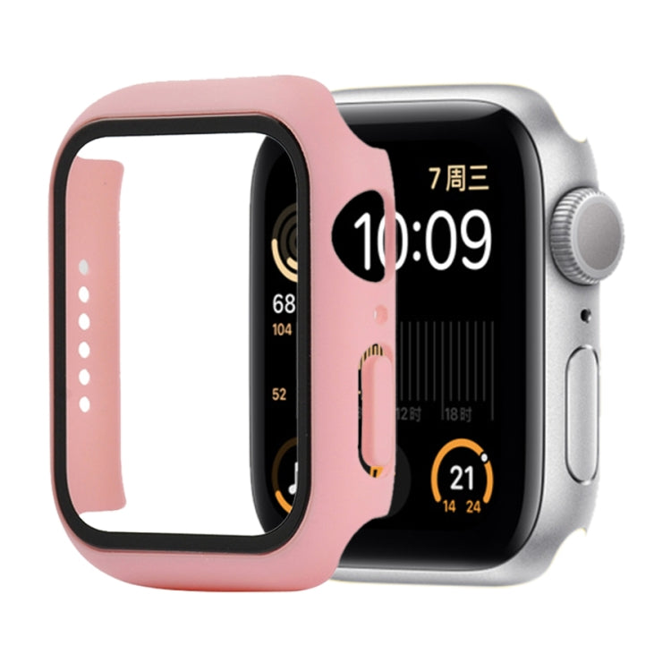 Shockproof PC+Tempered Glass Protective Case with Packed carton, For Apple Watch Series 6 & SE & 5 & 4 44mm