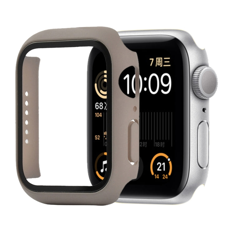 Shockproof PC+Tempered Glass Protective Case with Packed carton, For Apple Watch Series 6 & SE & 5 & 4 44mm