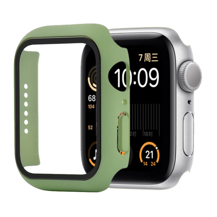 Shockproof PC+Tempered Glass Protective Case with Packed carton, For Apple Watch Series 6 & SE & 5 & 4 44mm