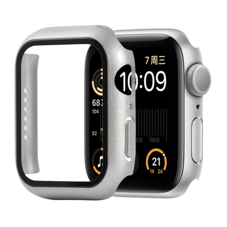 Shockproof PC+Tempered Glass Protective Case with Packed carton, For Apple Watch Series 6 & SE & 5 & 4 44mm