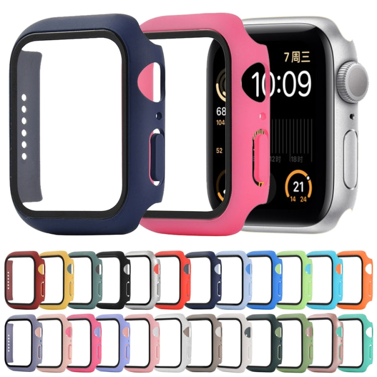 Shockproof PC+Tempered Glass Protective Case with Packed carton, For Apple Watch Series 6 & SE & 5 & 4 44mm