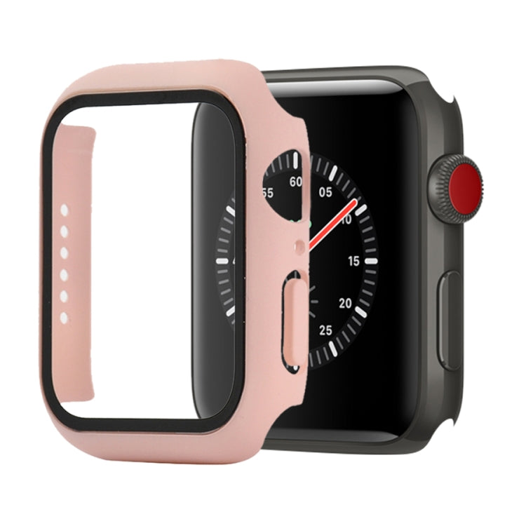 Shockproof PC+Tempered Glass Protective Case with Packed carton, For Apple Watch Series 3 & 2 & 1 42mm