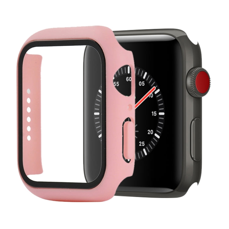 Shockproof PC+Tempered Glass Protective Case with Packed carton, For Apple Watch Series 3 & 2 & 1 42mm