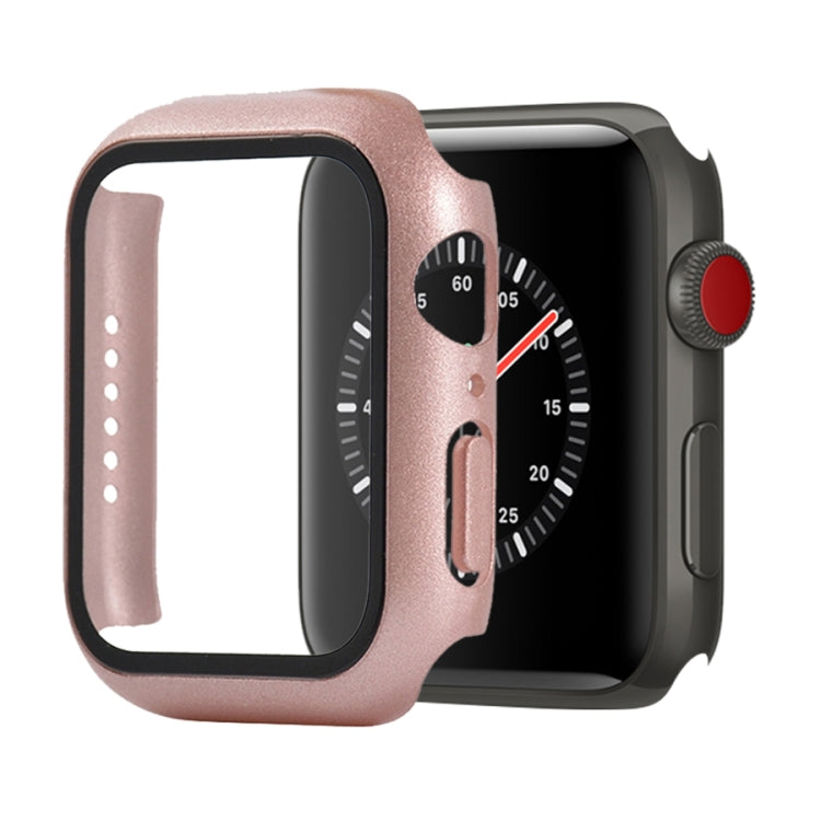 Shockproof PC+Tempered Glass Protective Case with Packed carton, For Apple Watch Series 3 & 2 & 1 42mm