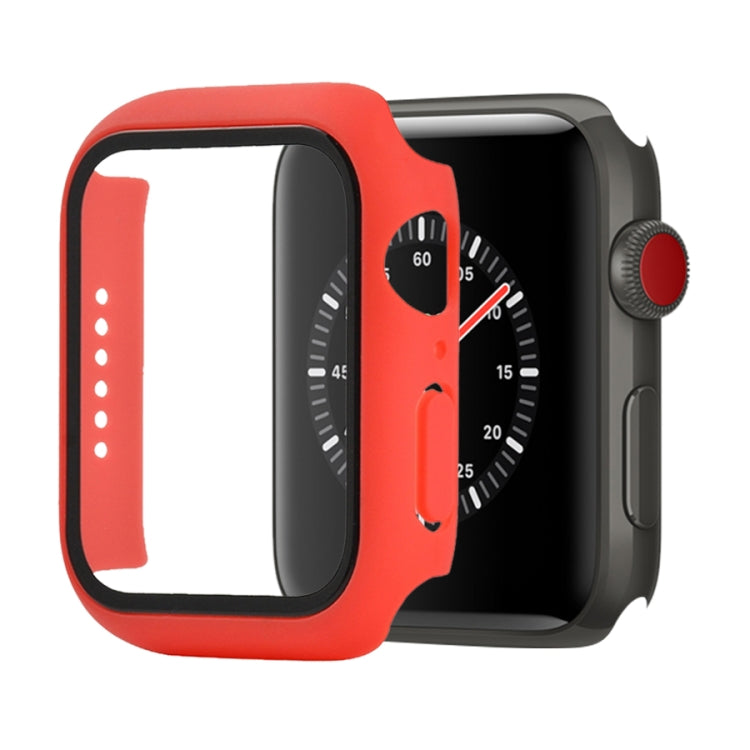 Shockproof PC+Tempered Glass Protective Case with Packed carton, For Apple Watch Series 3 & 2 & 1 42mm