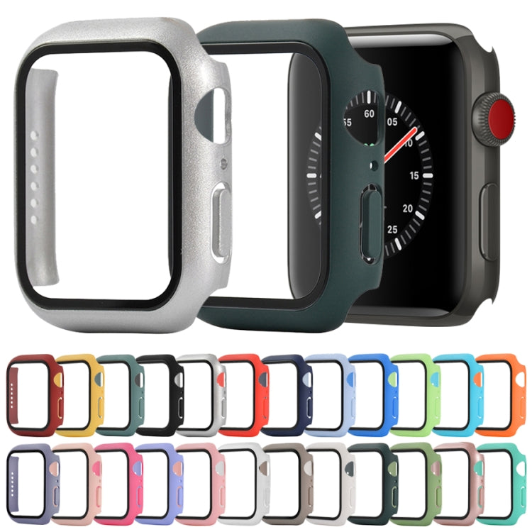 Shockproof PC+Tempered Glass Protective Case with Packed carton, For Apple Watch Series 3 & 2 & 1 42mm