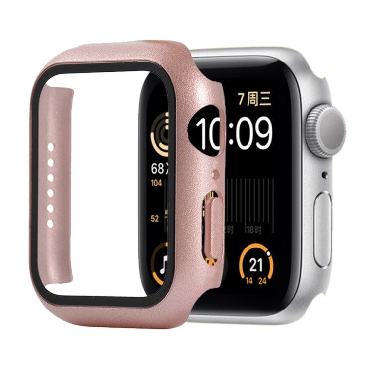 Shockproof PC+Tempered Glass Protective Case with Packed carton, For Apple Watch Series 6 & SE & 5 & 4 40mm
