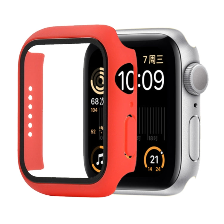 Shockproof PC+Tempered Glass Protective Case with Packed carton, For Apple Watch Series 6 & SE & 5 & 4 40mm