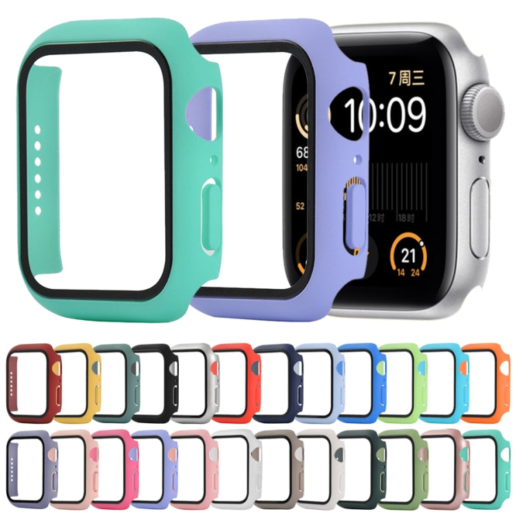 Shockproof PC+Tempered Glass Protective Case with Packed carton, For Apple Watch Series 6 & SE & 5 & 4 40mm