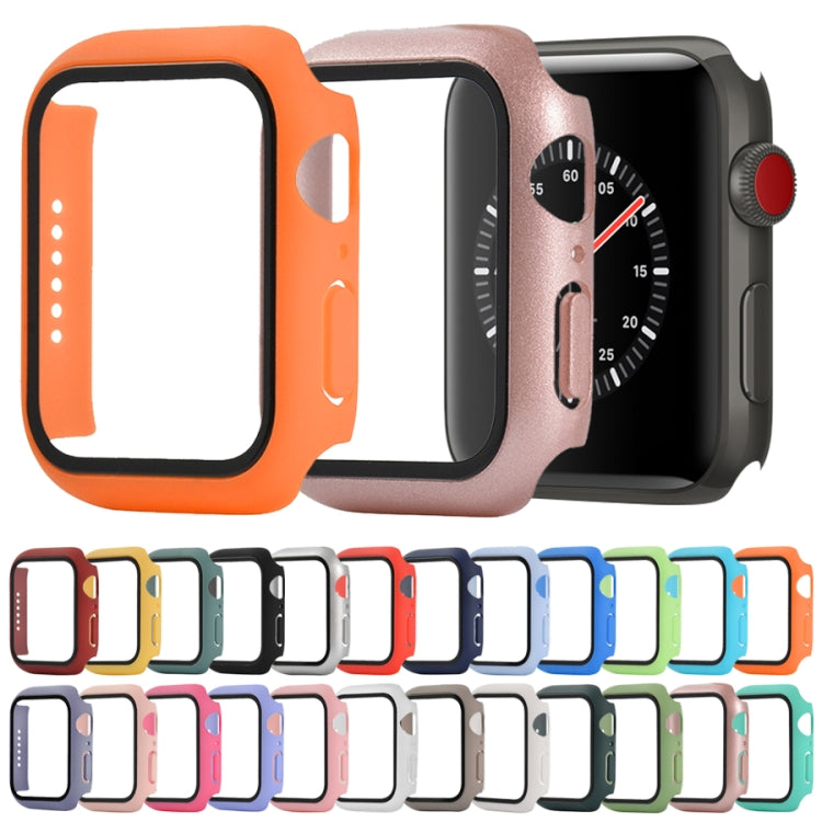 Shockproof PC+Tempered Glass Protective Case with Packed carton, For Apple Watch Series 3 & 2 & 1 38mm