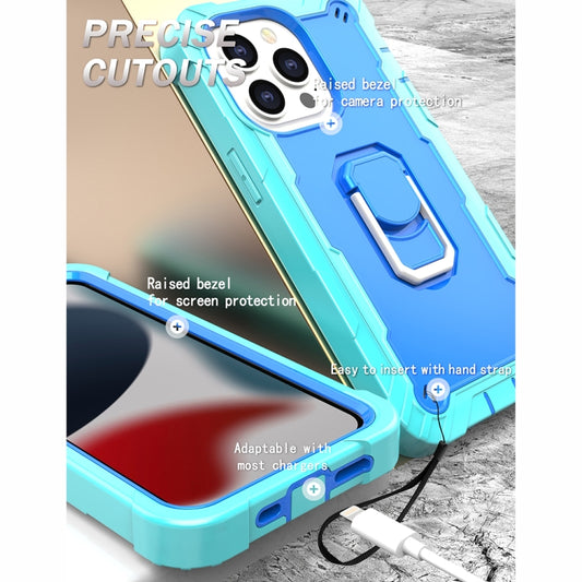 iPhone 13 Pro Max rotating holder case, military-grade impact protection