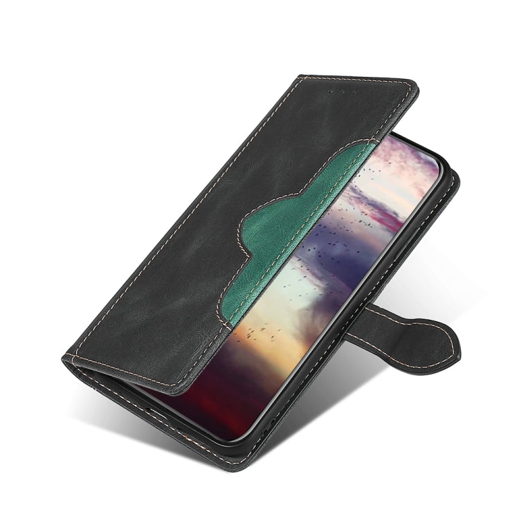 Stitching Skin Feel Magnetic Buckle Horizontal Flip PU Leather Case with Holder & Card Slots & Wallet