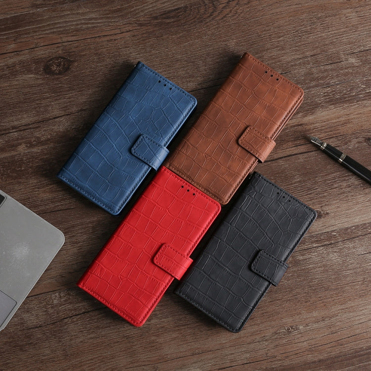 Skin Feel Crocodile Texture Magnetic Clasp Horizontal Flip PU Leather Case with Holder & Card Slots & Wallet, For iPhone 13, For iPhone 13 Pro, For iPhone 13 Pro Max