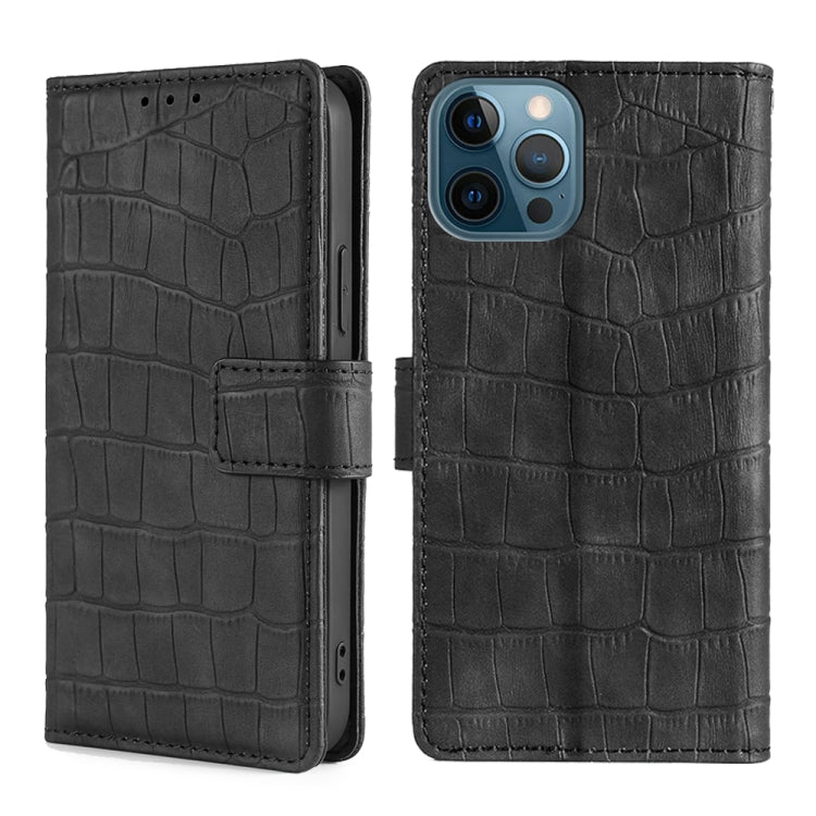 Skin Feel Crocodile Texture Magnetic Clasp Horizontal Flip PU Leather Case with Holder & Card Slots & Wallet, For iPhone 13, For iPhone 13 Pro, For iPhone 13 Pro Max