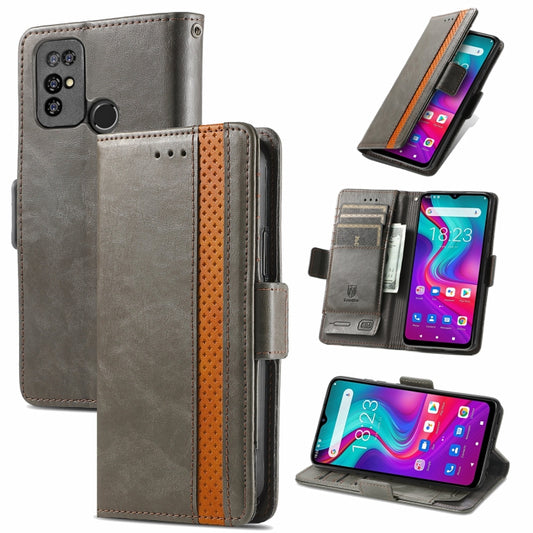 CaseNeo business dual magnetic buckle horizontal flip PU leather wallet case with card slots and holder