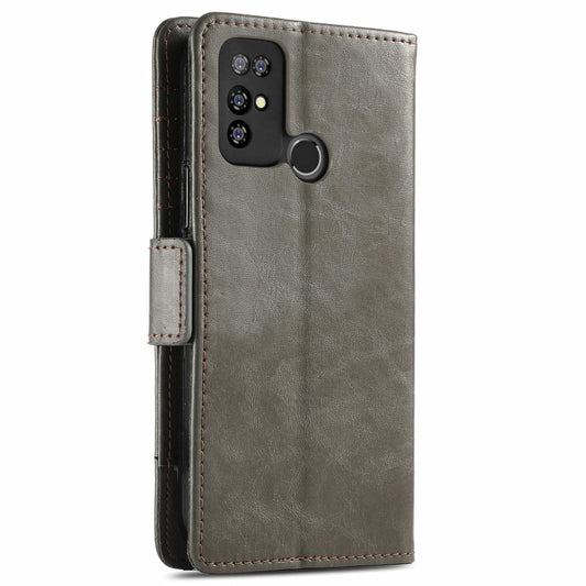 Premium horizontal flip case with business-grade magnetic buckle fastening and integrated wallet functionality