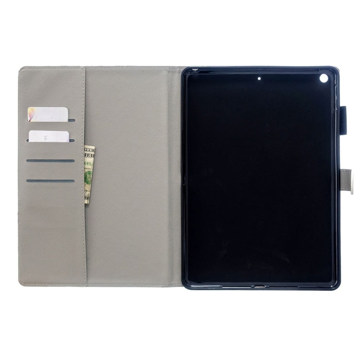 3D Embossing Pattern Horizontal Flip Leather Case with Holder & Card Slots & Wallet, For iPad 10.2