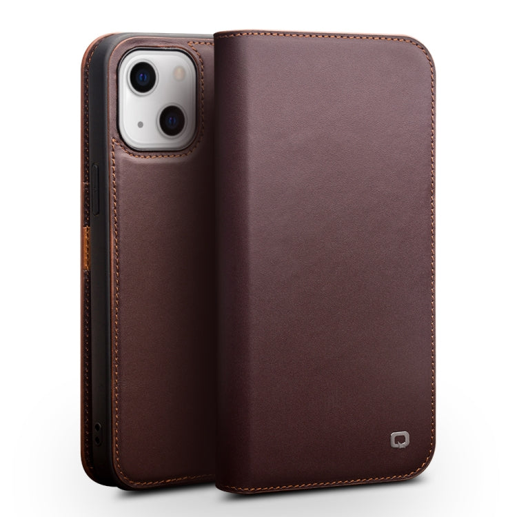 QIALINO Business Horizontal Flip Leather Case with Holder & Card Slots & Wallet, For iPhone 13 Pro, For iPhone 13 Pro Max, For iPhone 13, For iPhone 13 mini