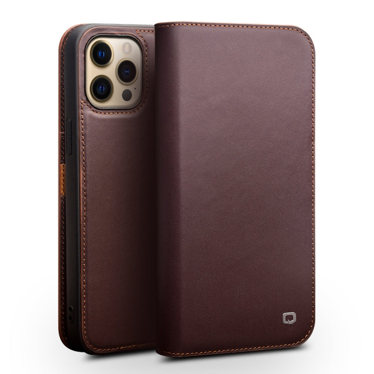 QIALINO Business Horizontal Flip Leather Case with Holder & Card Slots & Wallet, For iPhone 13 Pro Max, For iPhone 13, For iPhone 13 Pro, For iPhone 13 mini