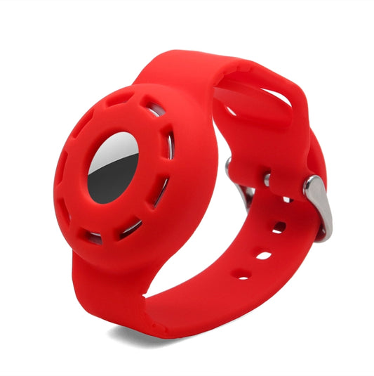 Silicone protective bracelet strap case for Apple AirTag with anti-scratch shockproof technology