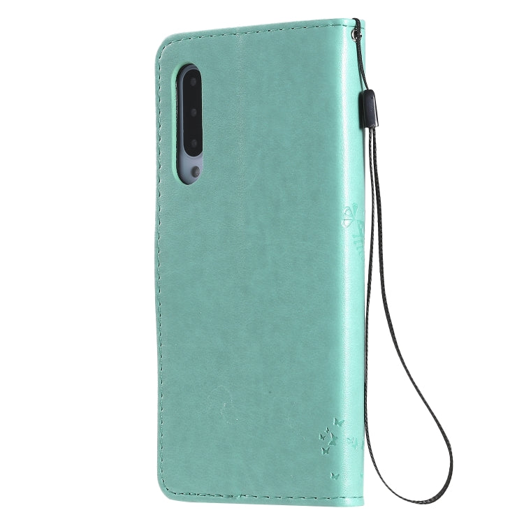Tree & Cat Pattern Pressed Printing Horizontal Flip PU Leather Case with Holder & Card Slots & Wallet & Lanyard, For Xiaomi Mi 9 Pro, For Nokia 7.2