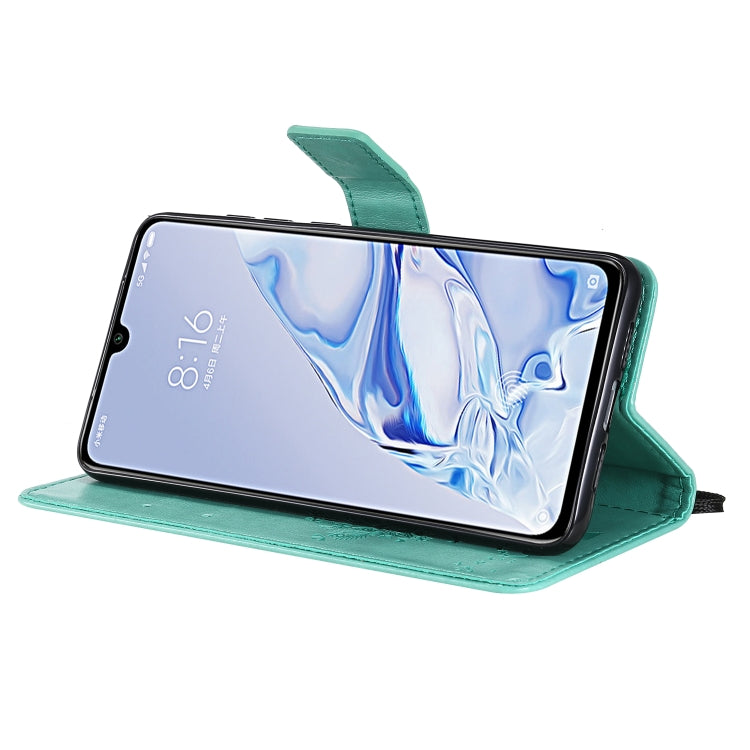 Tree & Cat Pattern Pressed Printing Horizontal Flip PU Leather Case with Holder & Card Slots & Wallet & Lanyard, For Xiaomi Mi 9 Pro, For Nokia 7.2