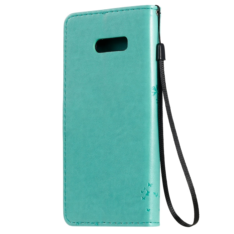 Tree & Cat Pattern Pressed Printing Horizontal Flip PU Leather Case with Holder & Card Slots & Wallet & Lanyard, For LG G8X, For Xiaomi Redmi 8A