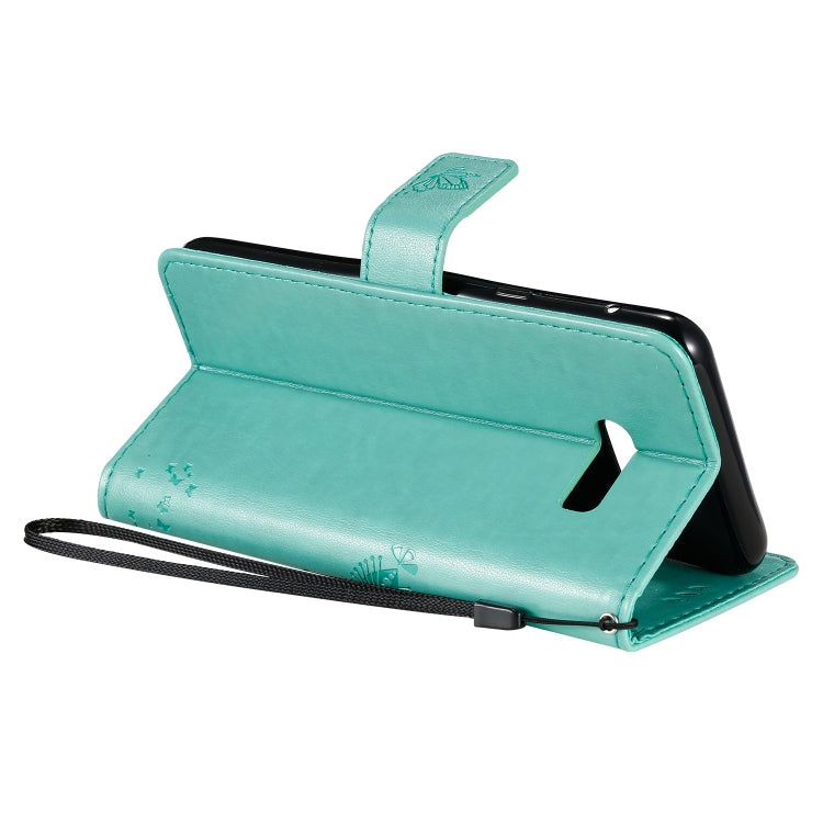 Tree & Cat Pattern Pressed Printing Horizontal Flip PU Leather Case with Holder & Card Slots & Wallet & Lanyard, For LG G8X, For Xiaomi Redmi 8A