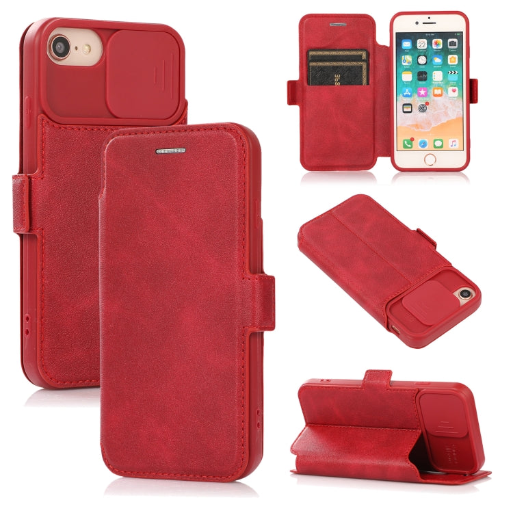 Push Window Double Buckle PU + Silicone Horizontal Flip Leather Case with Holder & Card Slot