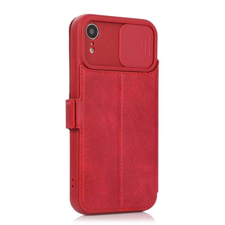 Push Window Double Buckle PU + Silicone Horizontal Flip Leather Case with Holder & Card Slot
