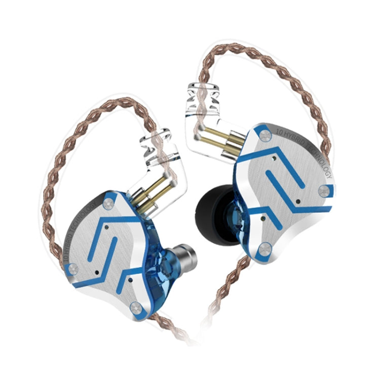 KZ ZS10 Pro 10-unit Ring Iron Gaming In-ear Wired Earphone,, ZS10 Pro Mic Version(Streamer Blue), ZS10 Pro Mic Version(Glare Gold), ZS10 Pro Mic Version(Purple), ZS10 Pro Mic Version(Diamond Blue), ZS10 Pro Standard Version(Black)����������������������...